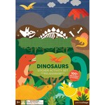 Petitcollage Znovupoužitelné samolepky se scénou Dinosauři